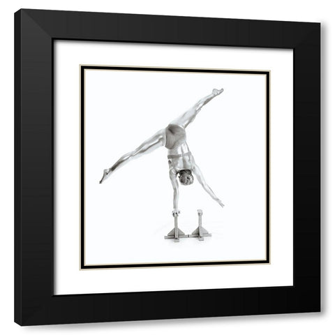 Balance - Gymnastics Series Black Modern Wood Framed Art Print with Double Matting by Ashton-Jones, Howard