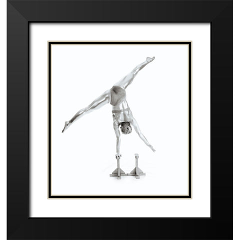 Balance - Gymnastics Series Black Modern Wood Framed Art Print with Double Matting by Ashton-Jones, Howard