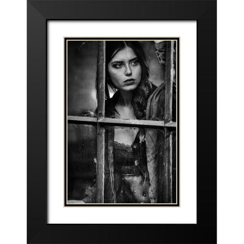 Awaiting.... Black Modern Wood Framed Art Print with Double Matting by Peter Muller Photography