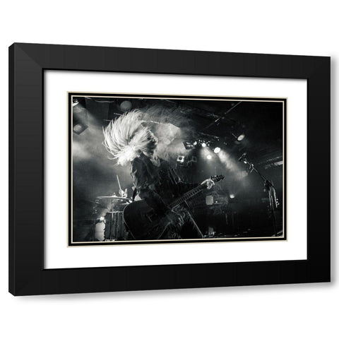 Untitled Black Modern Wood Framed Art Print with Double Matting by Nakamatsu, Kenji