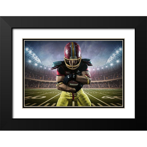 Danilo Black Modern Wood Framed Art Print with Double Matting by Nardone, Tyler