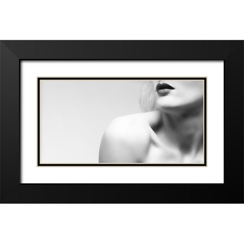 Mystery Black Modern Wood Framed Art Print with Double Matting by Ashton-Jones, Howard
