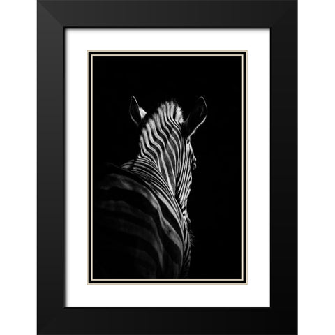 Stepping Down #6 Black Modern Wood Framed Art Print with Double Matting by Meermann, Christian