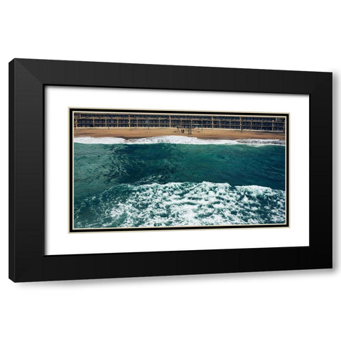 Untitled Black Modern Wood Framed Art Print with Double Matting by Fawzy Kutp, Mohamed