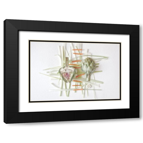 Art.Ichoke - 2 Black Modern Wood Framed Art Print with Double Matting by Lazarov, Dimitar