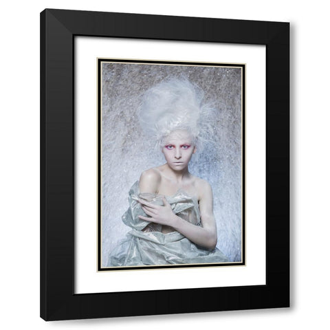 Untitled Black Modern Wood Framed Art Print with Double Matting by Smirnov, Sergei