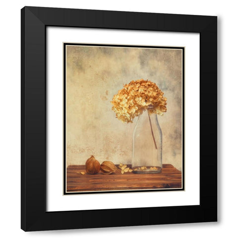 Warm Glow Black Modern Wood Framed Art Print with Double Matting by Pan, Sophie