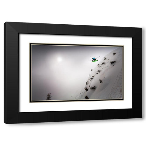 Freedom Black Modern Wood Framed Art Print with Double Matting by Bertoncelj, Sandi