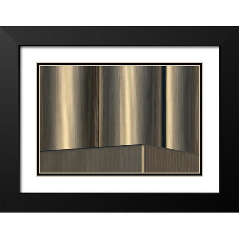 Tanks Black Modern Wood Framed Art Print with Double Matting by Hawerkamp, Hans-Wolfgang