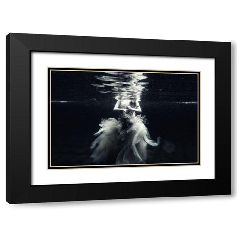 Hagia... Black Modern Wood Framed Art Print with Double Matting by Afandi, Yusuf