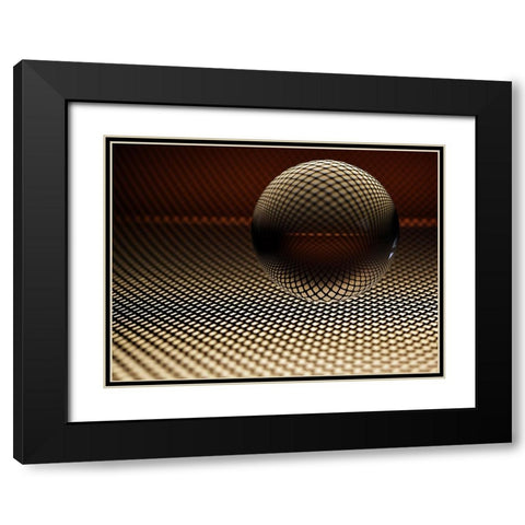 Midnight Black Modern Wood Framed Art Print with Double Matting by Westum, Heidi