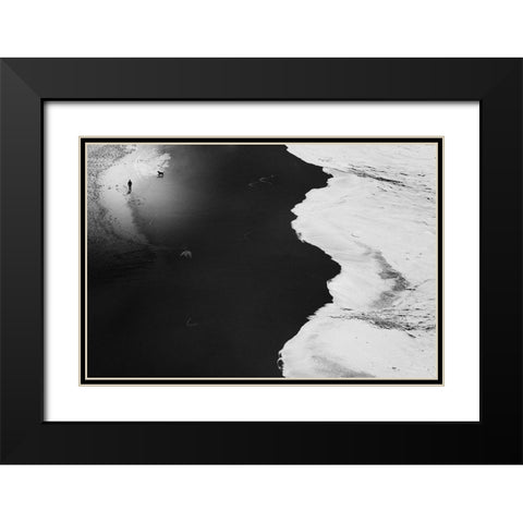 Guess Things Happen That Way Black Modern Wood Framed Art Print with Double Matting by Correia, Rui