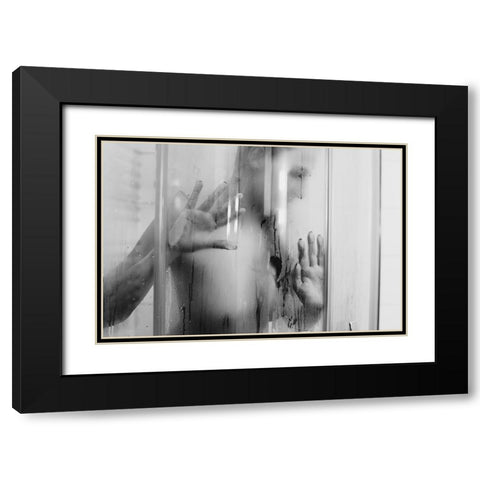 Beyond Black Modern Wood Framed Art Print with Double Matting by Goryunov, Georgy