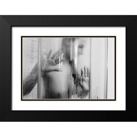 Beyond Black Modern Wood Framed Art Print with Double Matting by Goryunov, Georgy