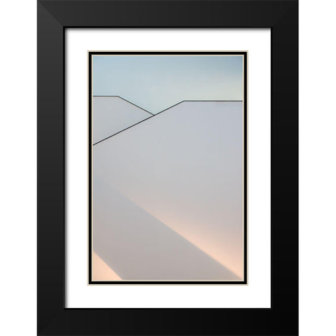 The Play Of Light. Black Modern Wood Framed Art Print with Double Matting by Van Son, Greetje