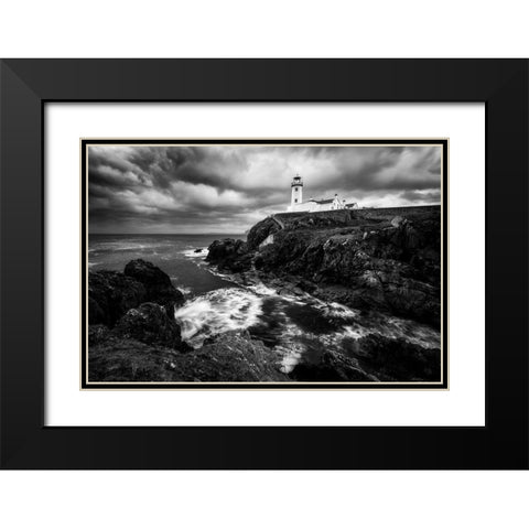 The Guardian Black Modern Wood Framed Art Print with Double Matting by Gastager, Daniel