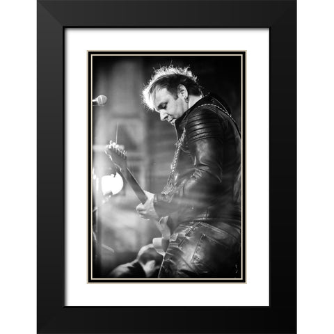 Itaas Only Rock And Roll Black Modern Wood Framed Art Print with Double Matting by Domont, Jois
