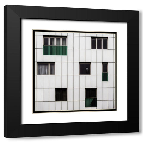 Lonely Places Black Modern Wood Framed Art Print with Double Matting by Vangindertael, Luc