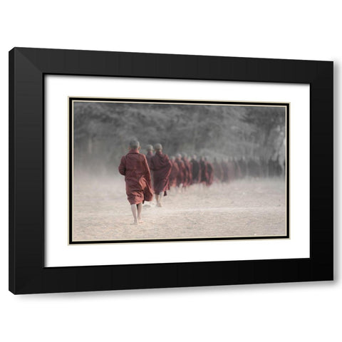 Every Day Trip Black Modern Wood Framed Art Print with Double Matting by Poniewierski, Aleksander