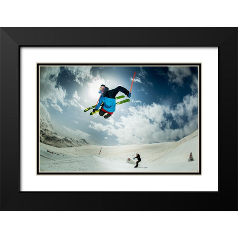 Local Ema Galli  Performing... Black Modern Wood Framed Art Print with Double Matting by Verbiest, Eric