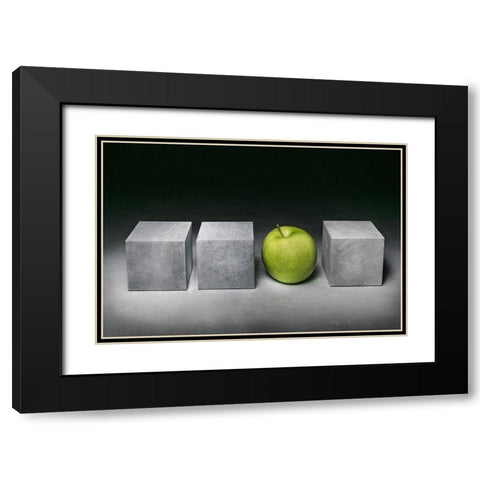 In Between Black Modern Wood Framed Art Print with Double Matting by Verot, Christophe