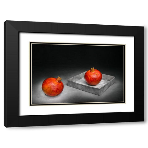 Be Careful Black Modern Wood Framed Art Print with Double Matting by Verot, Christophe