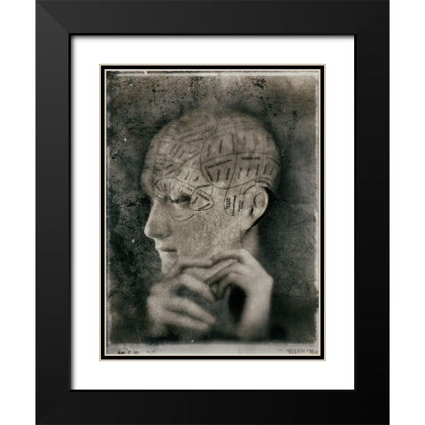 Dans Lintimate Black Modern Wood Framed Art Print with Double Matting by Hummel, Jeffrey