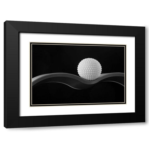 Beaded Black Modern Wood Framed Art Print with Double Matting by Hammer, Jacqueline
