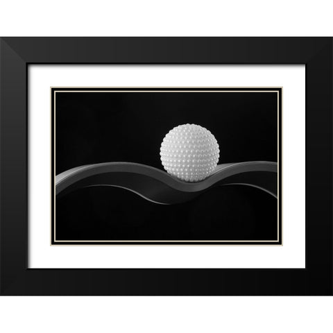 Beaded Black Modern Wood Framed Art Print with Double Matting by Hammer, Jacqueline