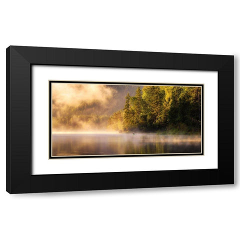 Enjoying Nature Black Modern Wood Framed Art Print with Double Matting by Gastager, Daniel