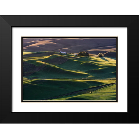 Dream Land #3 Black Modern Wood Framed Art Print with Double Matting by Li, Austin