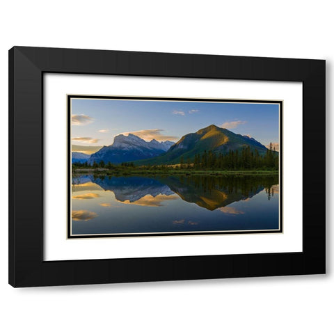 Quiet Summer Morning Black Modern Wood Framed Art Print with Double Matting by Li, Austin
