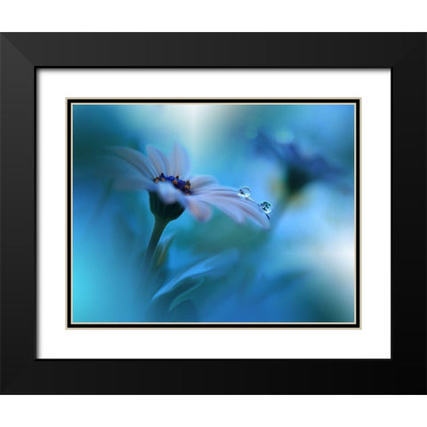 Beyond The Visible... Black Modern Wood Framed Art Print with Double Matting by Nan, Juliana