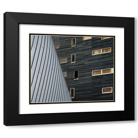 Different Styles. Black Modern Wood Framed Art Print with Double Matting by Verschelden, Harry