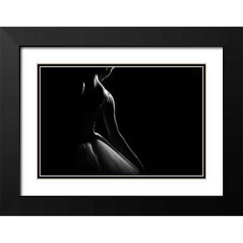 NT Black Modern Wood Framed Art Print with Double Matting by Medeiros, Paulo