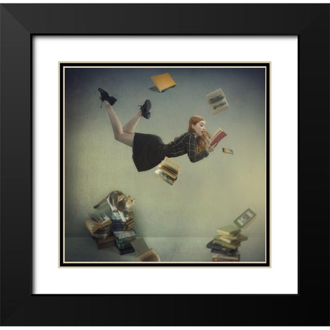 *********** Black Modern Wood Framed Art Print with Double Matting by Melik-Nubarova, Svetlana
