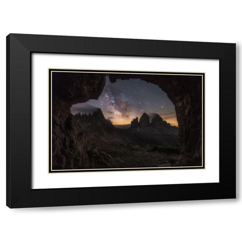 ^^^ Black Modern Wood Framed Art Print with Double Matting by Martin Castan, David