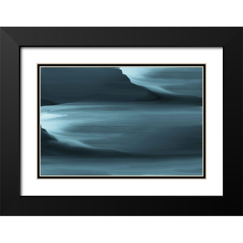 A Crash Of Sorrow Black Modern Wood Framed Art Print with Double Matting by Biljana Gaon, Sara