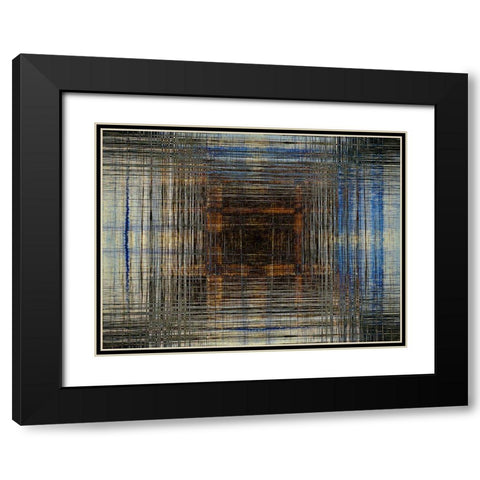 Psychosis Black Modern Wood Framed Art Print with Double Matting by Domont, Jois