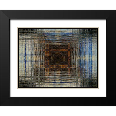 Psychosis Black Modern Wood Framed Art Print with Double Matting by Domont, Jois