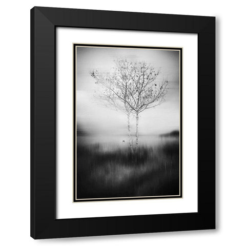 That Tree Black Modern Wood Framed Art Print with Double Matting by Perez Acevedo, Lisandro