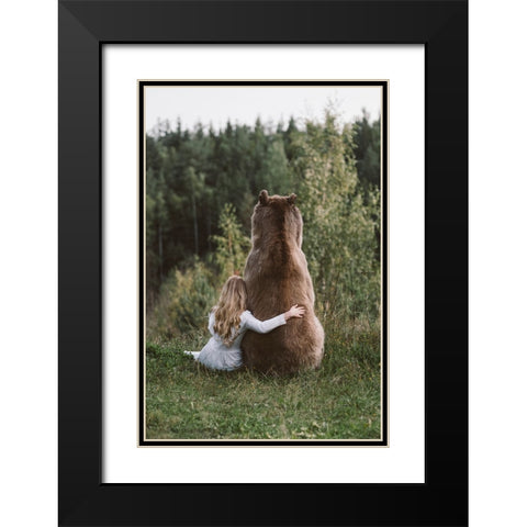 . Black Modern Wood Framed Art Print with Double Matting by Barantseva, Olga