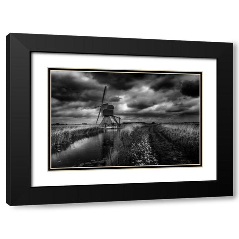 Dutch Pride Black Modern Wood Framed Art Print with Double Matting by Hageman, Michiel