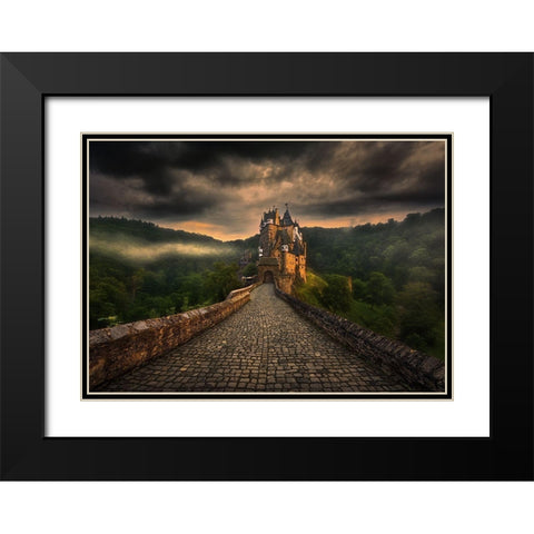 Eltz... Black Modern Wood Framed Art Print with Double Matting by Browko, Krzysztof