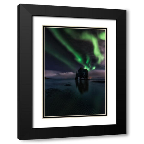 Untitled Black Modern Wood Framed Art Print with Double Matting by Martin Castan, David