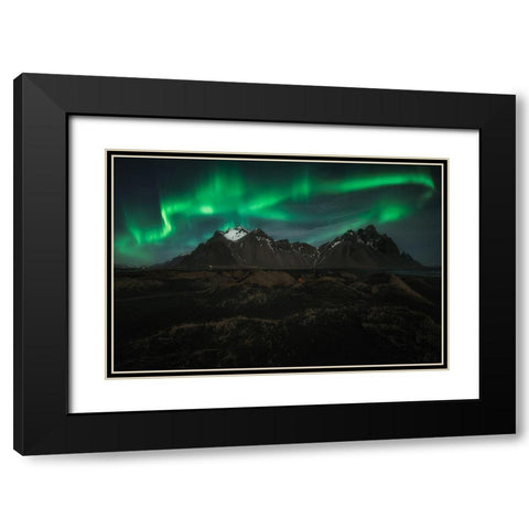 Untitled Black Modern Wood Framed Art Print with Double Matting by Martin Castan, David
