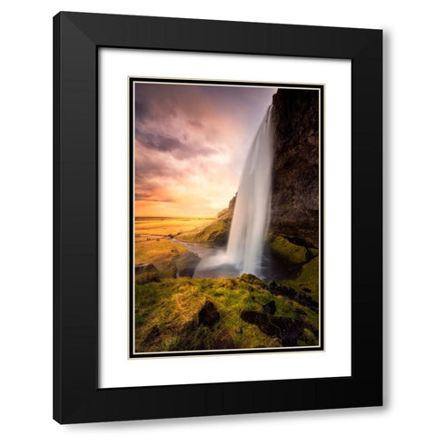 Untitled Black Modern Wood Framed Art Print with Double Matting by Martin Castan, David