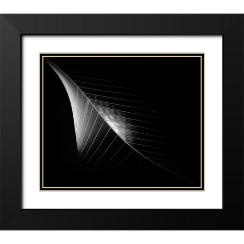 Scimitar 3 ( The Eclipse) Black Modern Wood Framed Art Print with Double Matting by Thabet, Ahmed