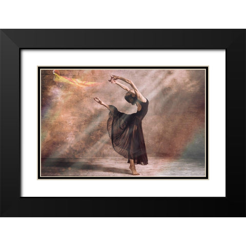 State Of Valentine Black Modern Wood Framed Art Print with Double Matting by CEBImagery