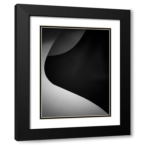 The Elegance Of A Building Black Modern Wood Framed Art Print with Double Matting by Van De, Jeroen